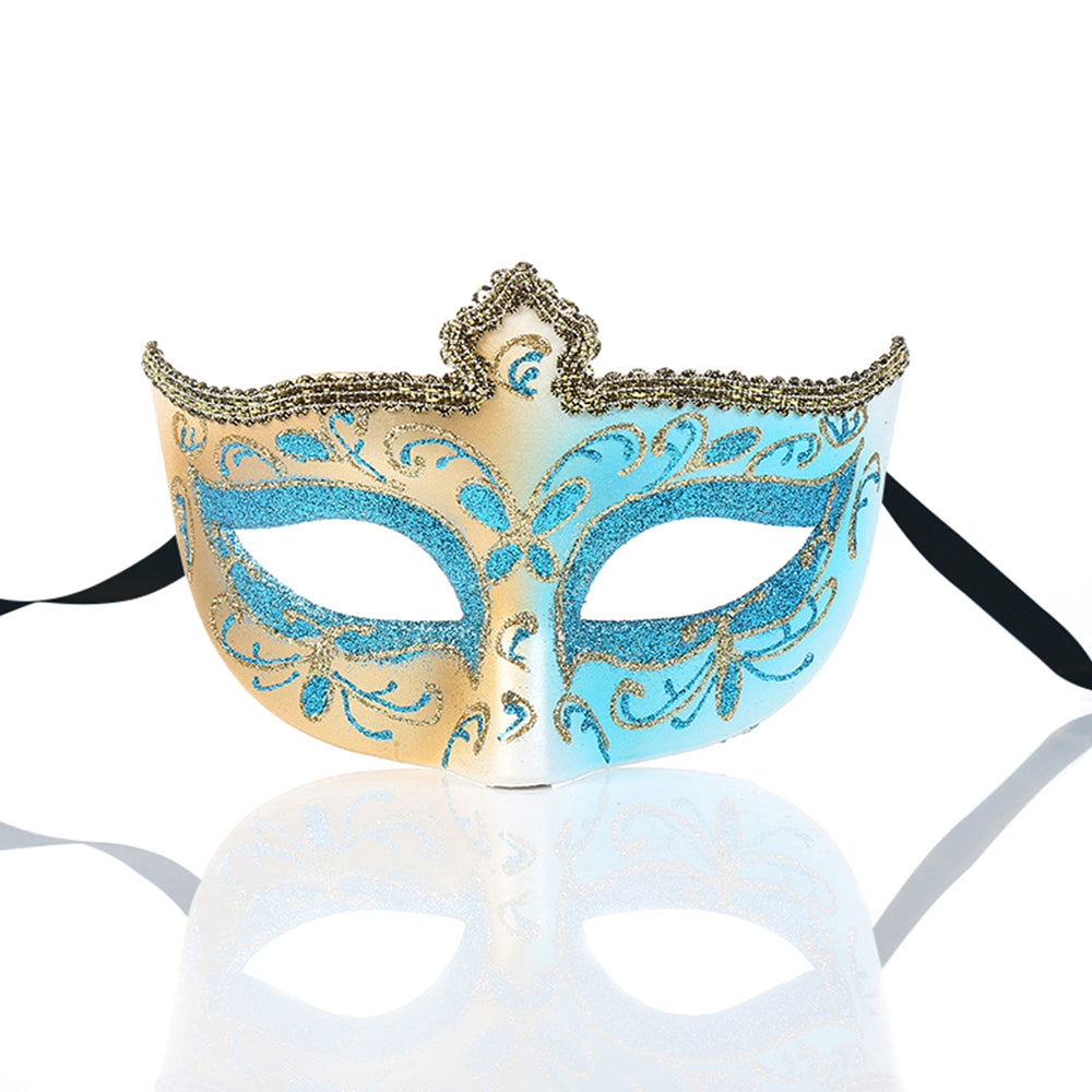 KELLY PINK Soft Gilded Venetian Eye Mask – Romantic Masquerade Style