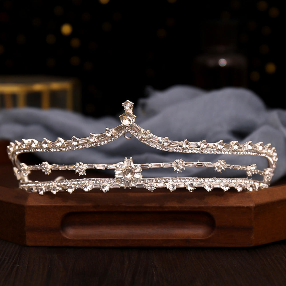 Bianca Rhinestone Tiara Headpiece