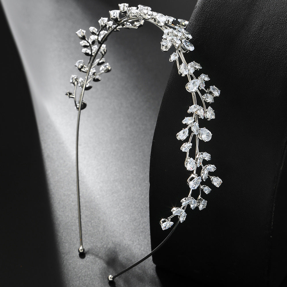 Bianca  Crystal Vine Headpiece