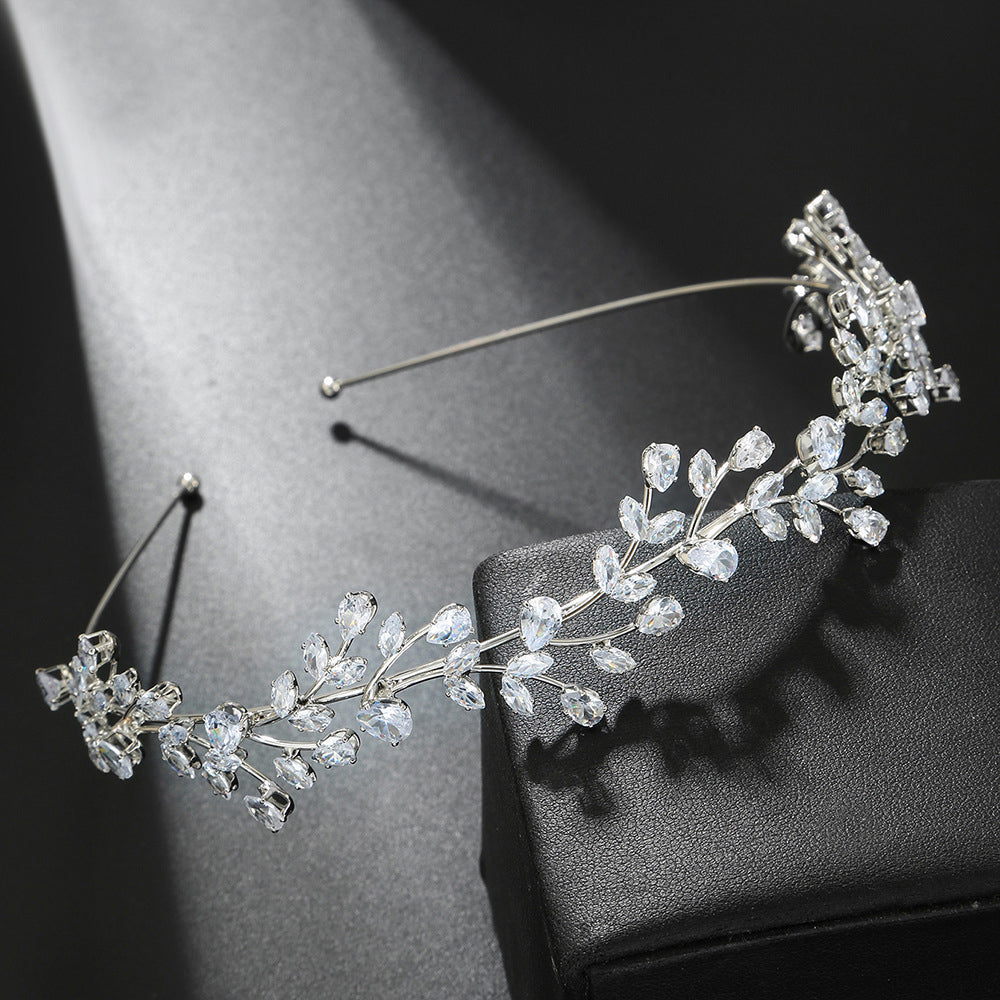 Bianca  Crystal Vine Headpiece