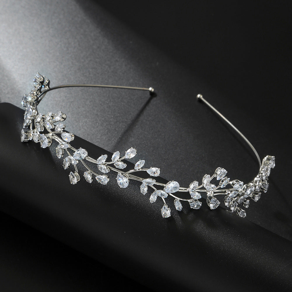 Bianca  Crystal Vine Headpiece