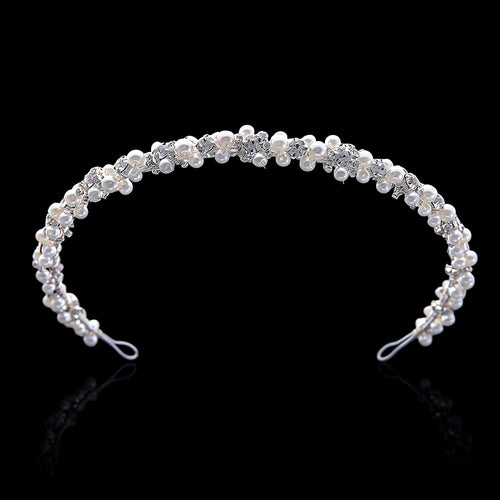 Bianca Pearl-Trimmed Rhinestone Headband
