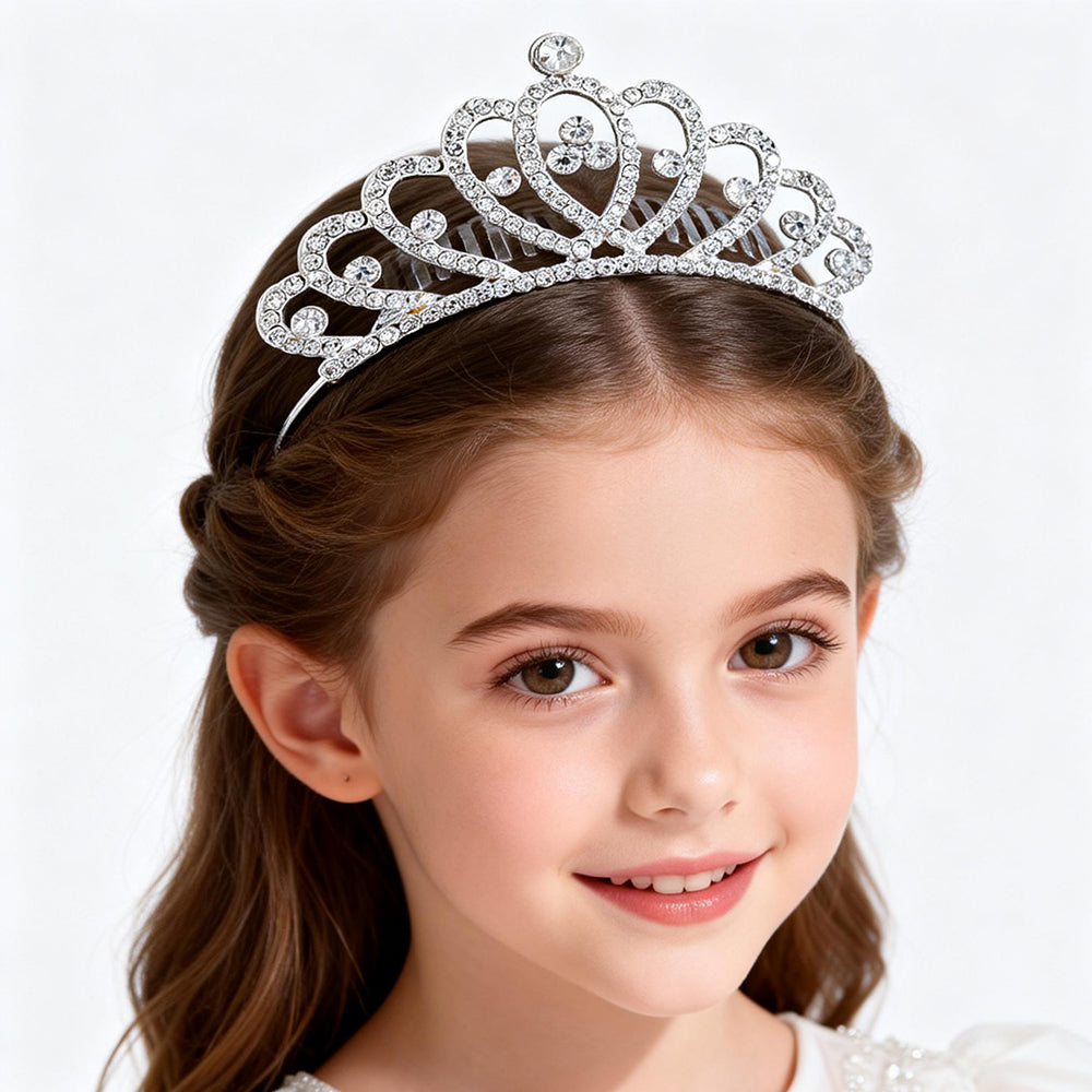 Kelly Pink Children's Crown Headpiece Princess