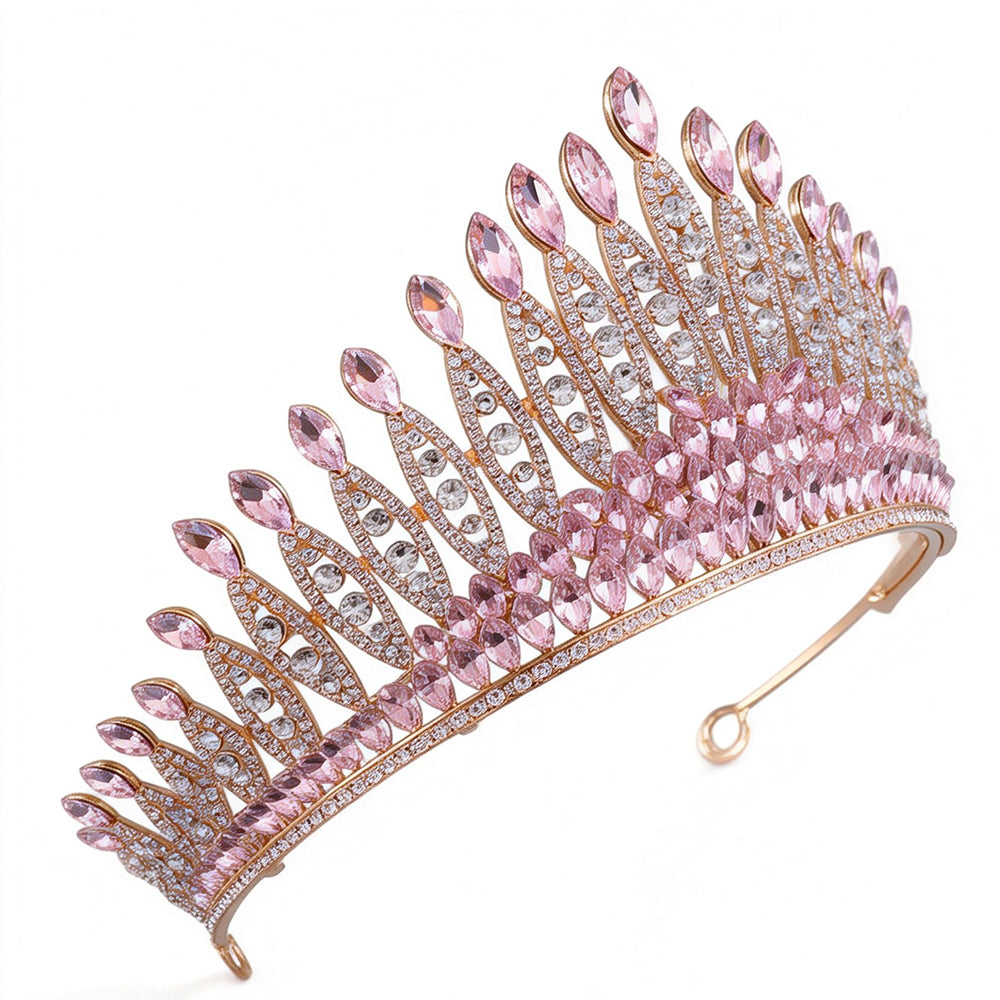 Kelly Pink Crystal Alloy Crown