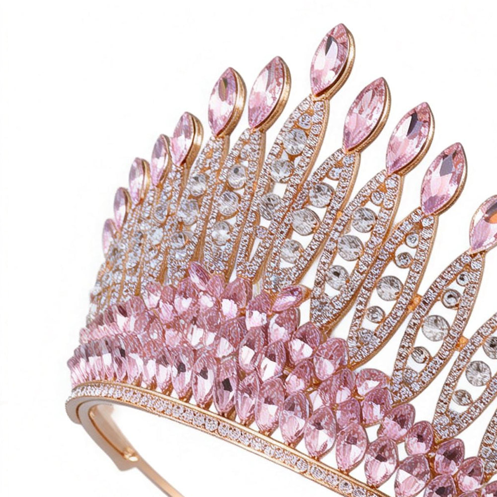 Kelly Pink Crystal Alloy Crown