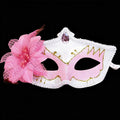 KELLY PINK Floral Lace Venetian Masquerade Mask – Romantic Elegance Style