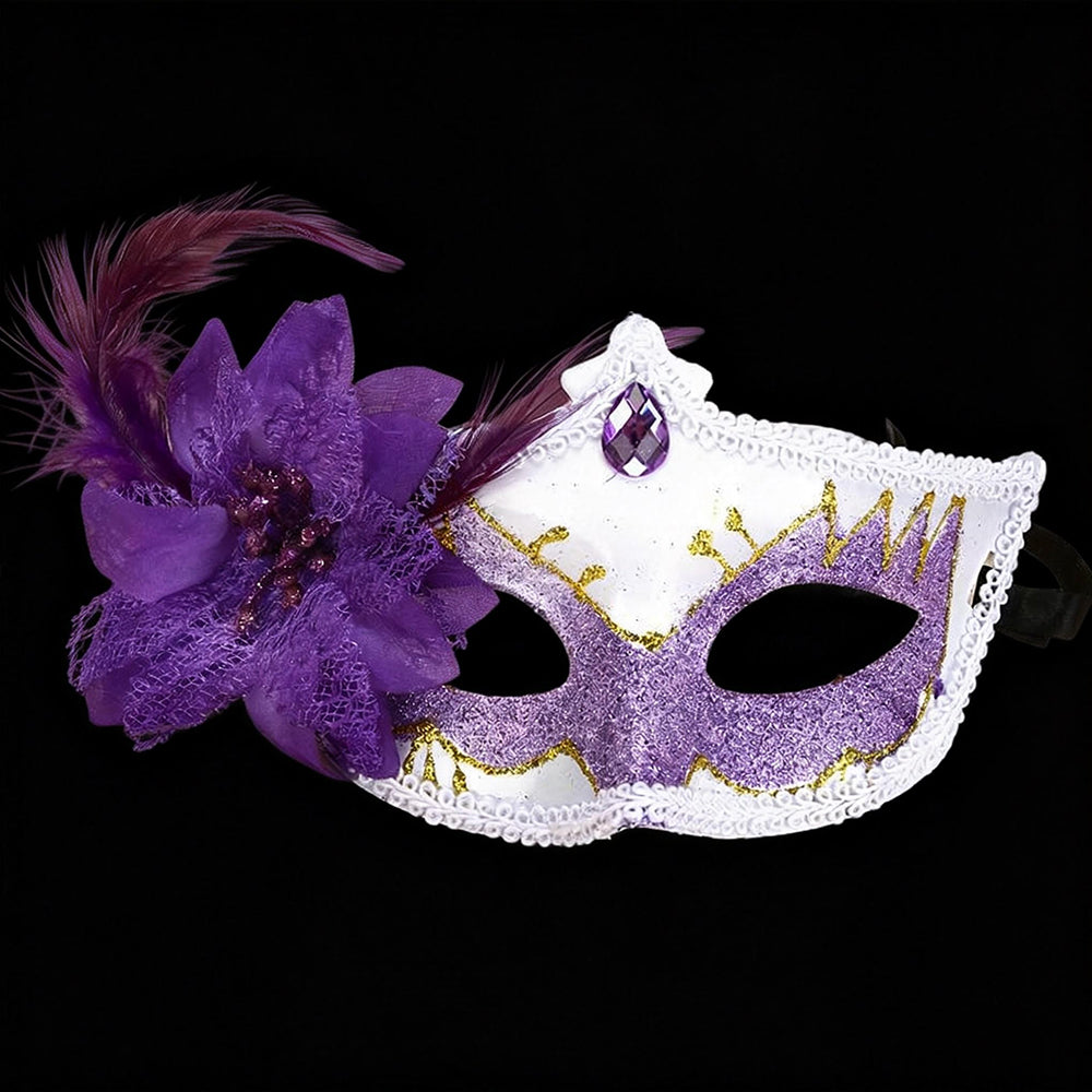 KELLY PINK Floral Lace Venetian Masquerade Mask – Romantic Elegance Style