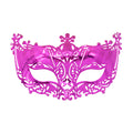 KELLY PINK Ornate Crowned Venetian Eye Mask – Royal Masquerade Style