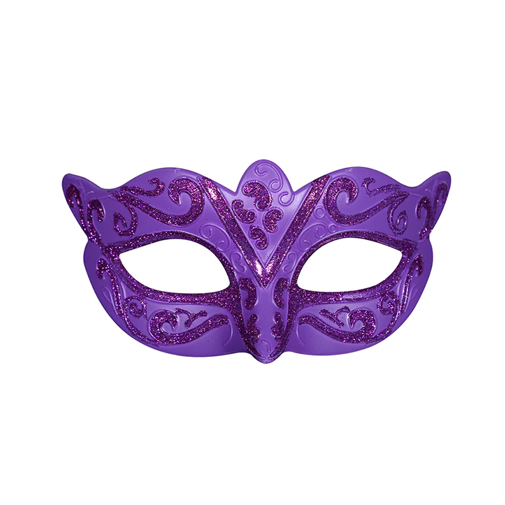 KELLY PINK Soft Filigree Venetian Eye Mask – Romantic Masquerade Style