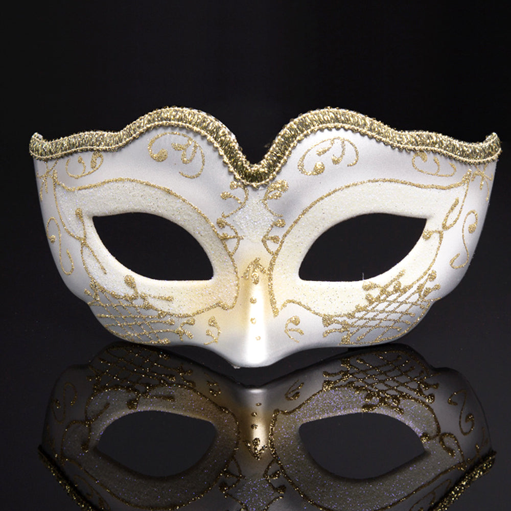 Héloïse Gilded Scroll Venetian Masquerade   Mask – Romantic Masquerade Style