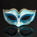 KELLY PINK Gilded Scroll Venetian Eye Mask – Romantic Masquerade Style