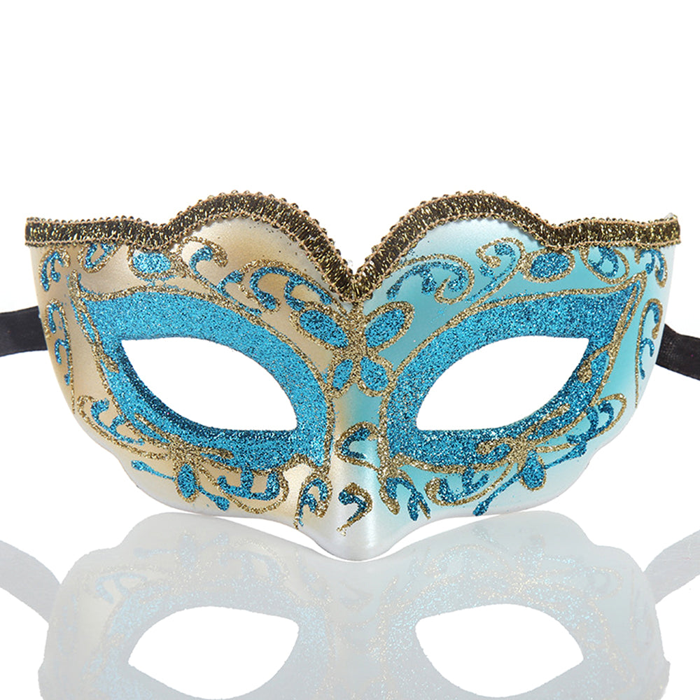 KELLY PINK Gilded Heart Venetian Eye Mask – Romantic Masquerade Style